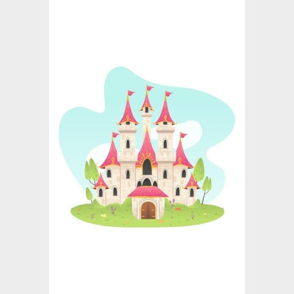Poster Decorativo Castelo Encantado N07300