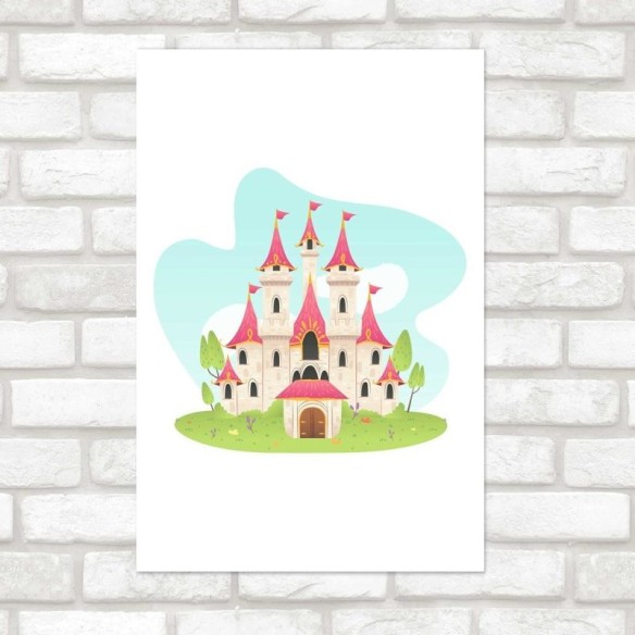 Poster Decorativo Castelo Encantado N07300