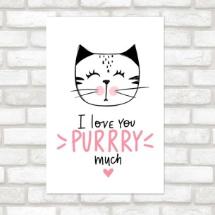 Poster Decorativo Cat I...