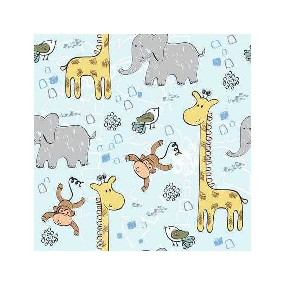 Papel de Parede Adesivo Animais Azul 172003031