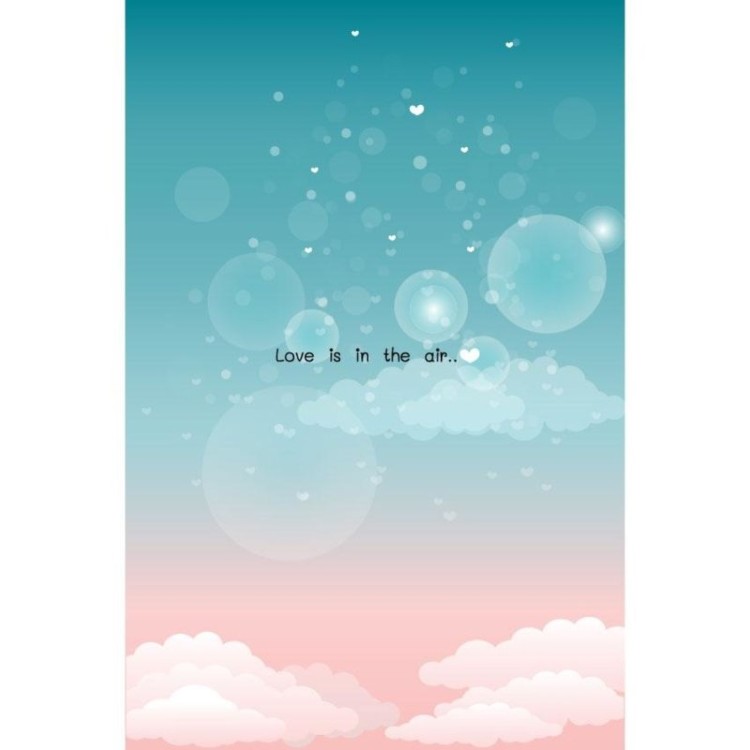 Poster Decorativo Céo Degradê Love is In The...