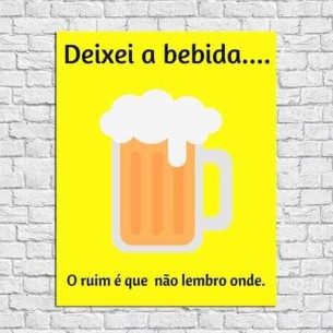 Poster Decorativo Cerveja...