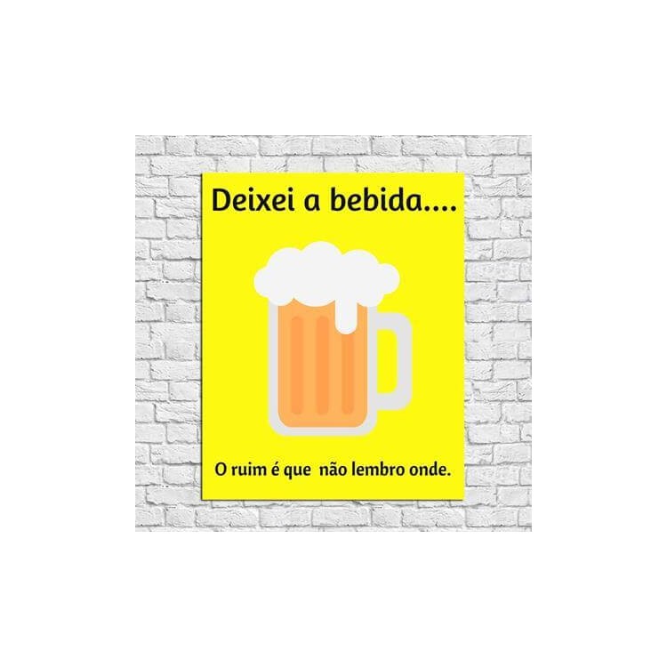 Poster Decorativo Cerveja Bar 97842