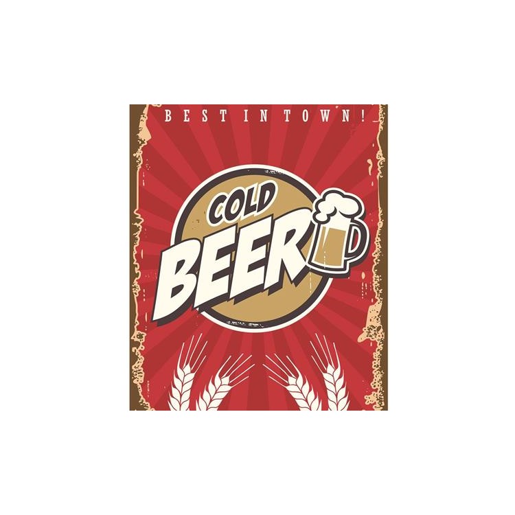 Poster Decorativo Cerveja Beer Jovem 04133