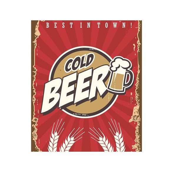 Poster Decorativo Cerveja Beer Jovem 04133