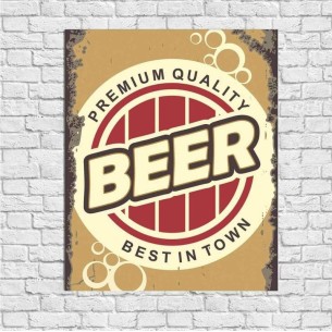 Poster Decorativo Cerveja...