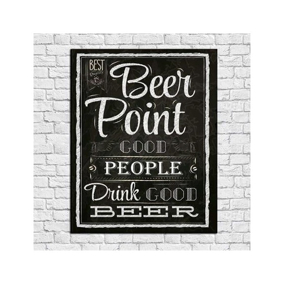 Poster Decorativo Cerveja Beer Point 070732