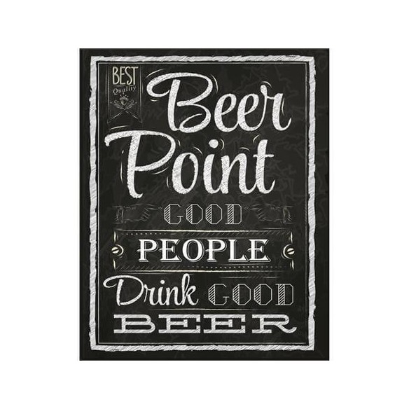 Poster Decorativo Cerveja Beer Point 070732