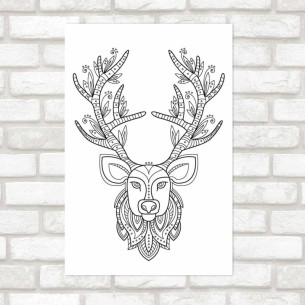Poster Decorativo Cervo...