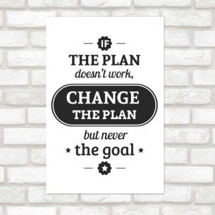 Poster Decorativo Change...