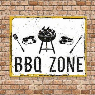 POSTER DECORATIVO CHURRASCO...
