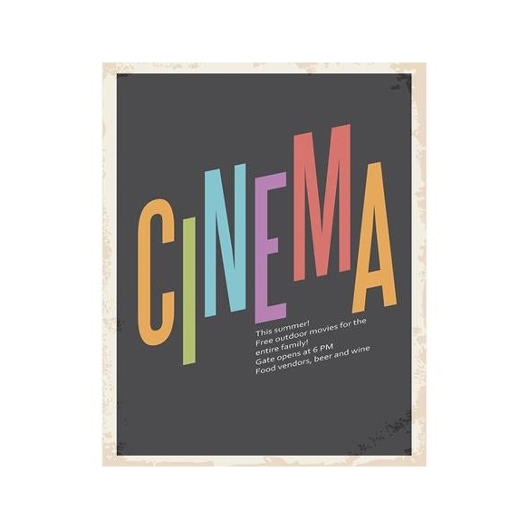 Poster Decorativo Cinema Filme Câmera 6468504