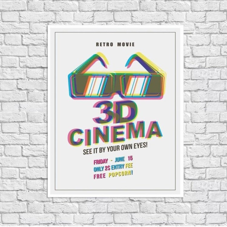 Poster Decorativo Cinema Filme Câmera 8028343