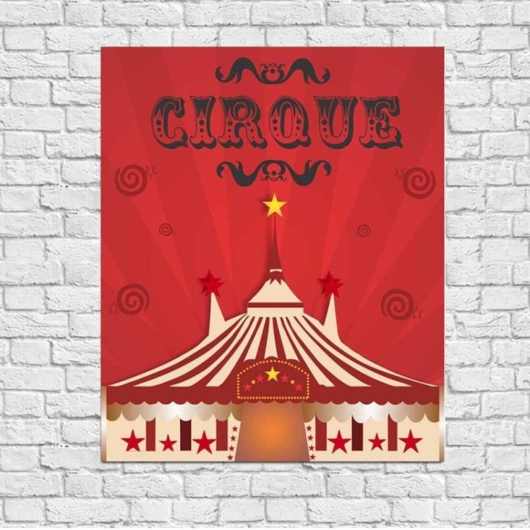 Poster Decorativo Circo 919191 40x50cm