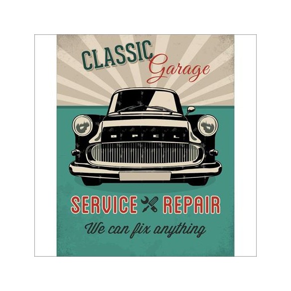 Poster Decorativo Classic Garage 100100