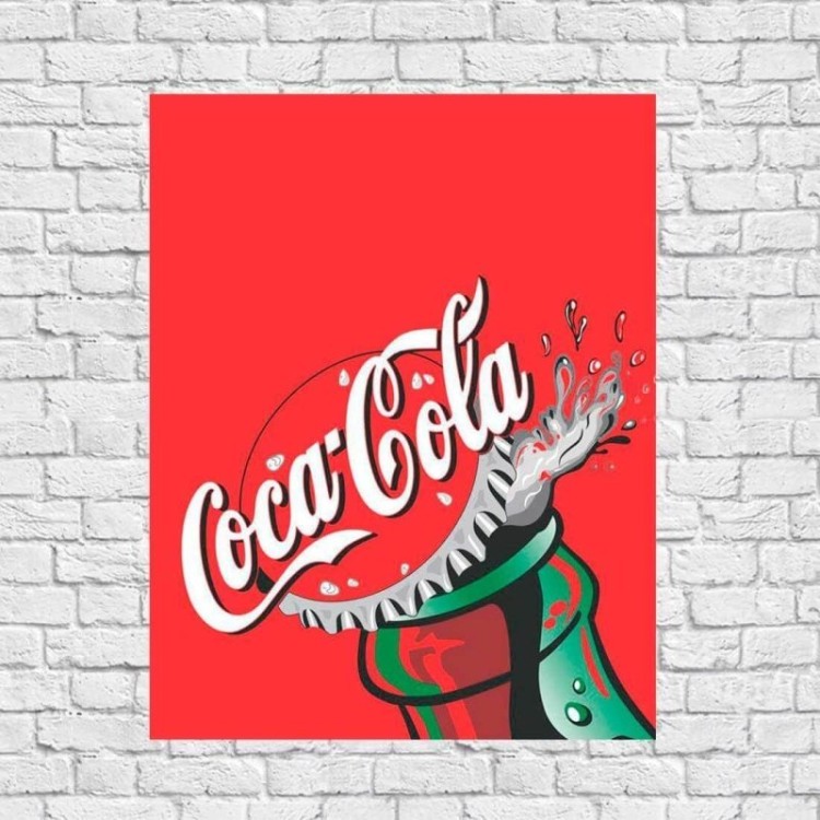 Poster Decorativo Coca-cola 011