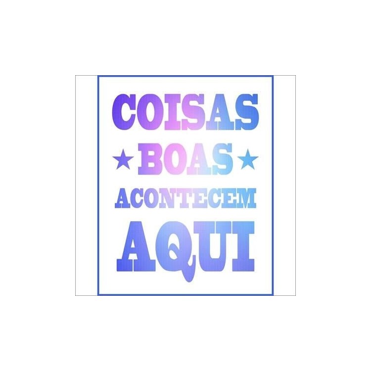 Poster decorativo Coisas Boas 8502
