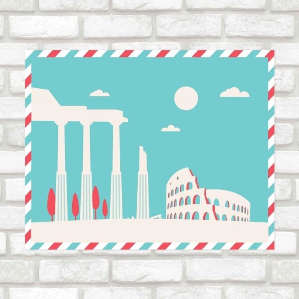Poster Decorativo coliseu PA024
