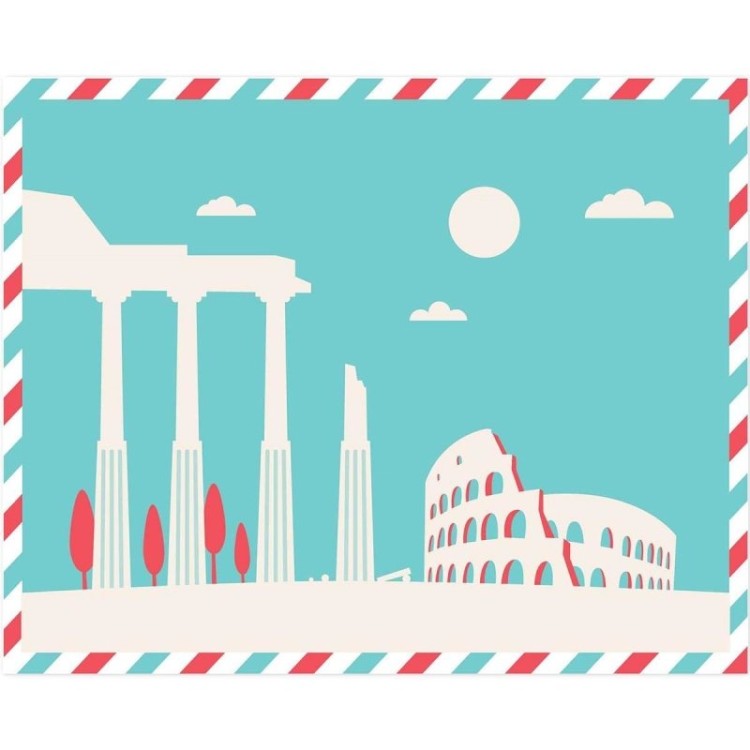 Poster Decorativo coliseu PA024