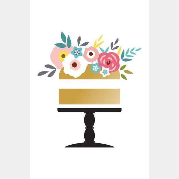 Poster Decorativo Confeitaria Bolo N010272