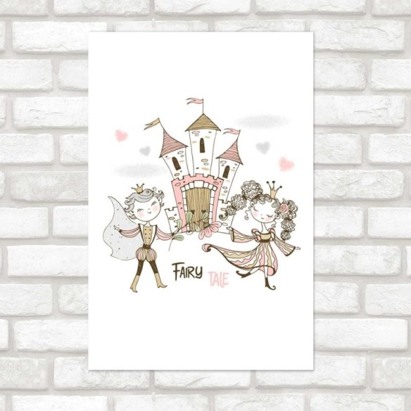 Poster Decorativo Contos de Fada Minimalista N07204