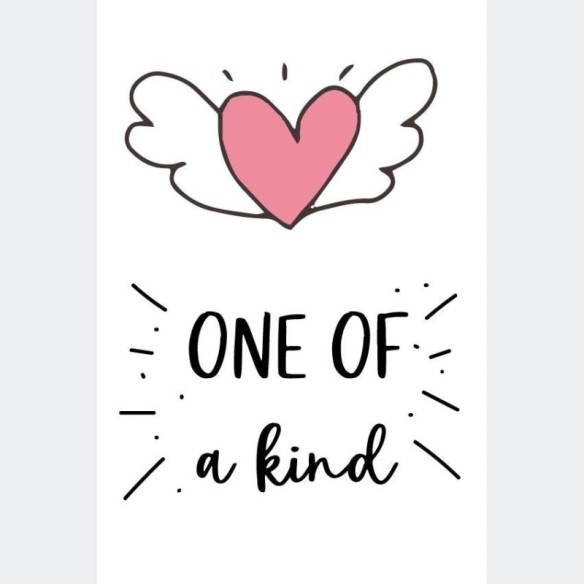 Poster Decorativo Coração Alado One of a Kind N07230