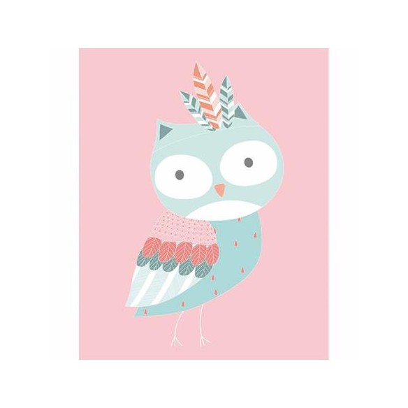 Poster Decorativo Coruja Baby 2019001