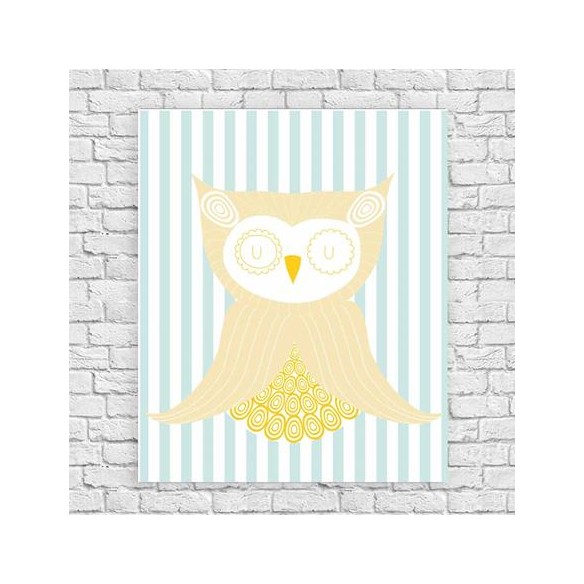Poster Decorativo Corujinha Baby 20197888