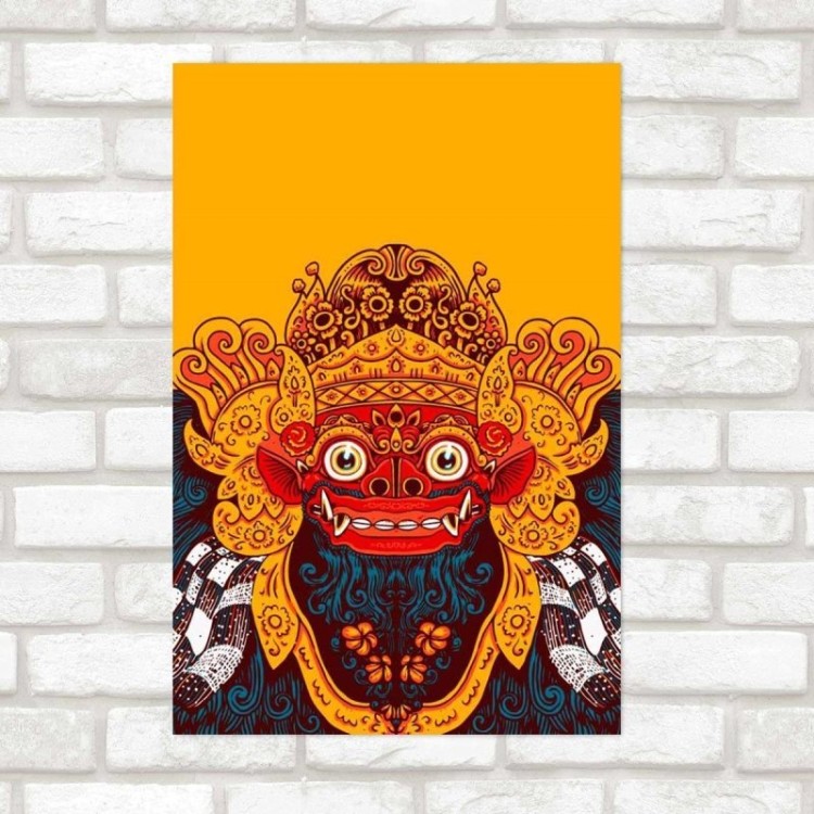 Poster Decorativo Deus Balinês N09282
