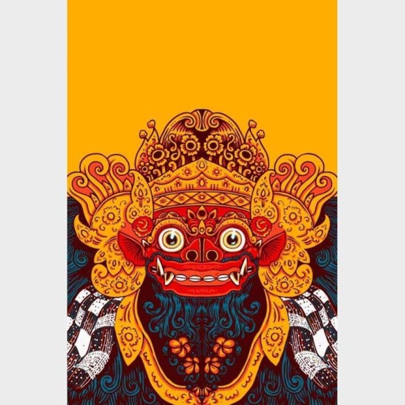 Poster Decorativo Deus Balinês N09282