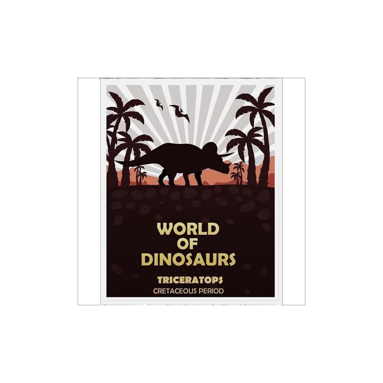 Poster Decorativo Dinossauro Geek 1230