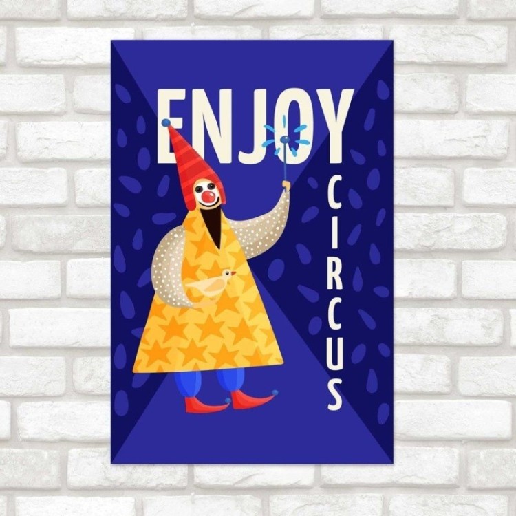 Poster Decorativo Divertido Circo N014218