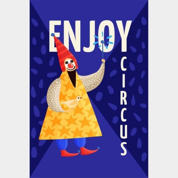 Poster Decorativo Divertido Circo N014218