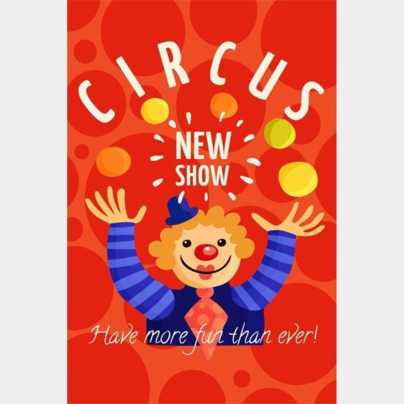 Poster Decorativo Divertido Circo N014220