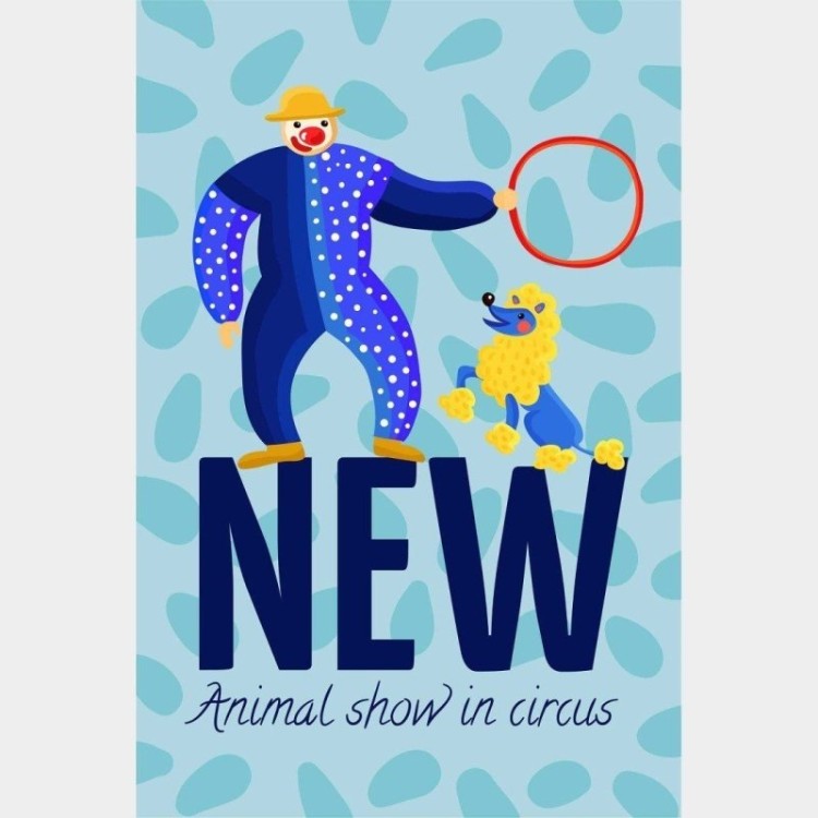Poster Decorativo Divertido Circo N014221