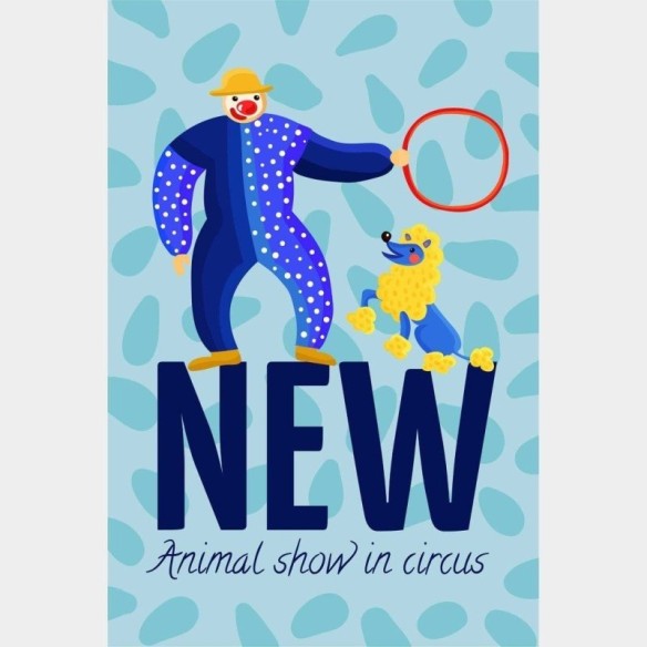 Poster Decorativo Divertido Circo N014221