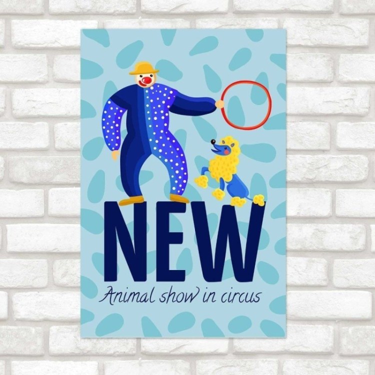 Poster Decorativo Divertido Circo N014221