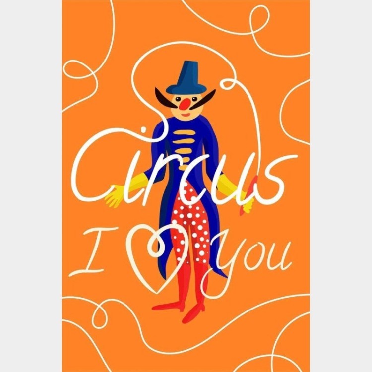 Poster Decorativo Divertido Circo N014223