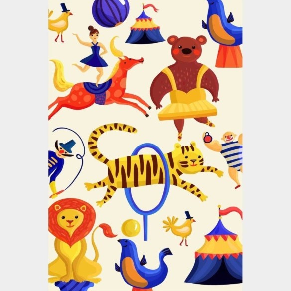 Poster Decorativo Divertido Circo N014224
