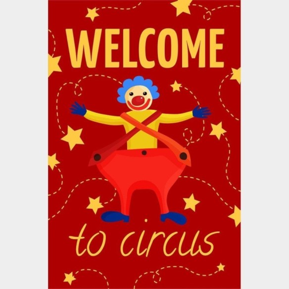 Poster Decorativo Divertido Circo N014225