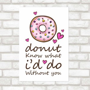 Poster Decorativo Donut E...