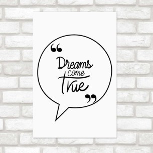 Poster Decorativo Dreams...