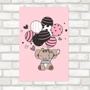 Poster Decorativo Elefante...