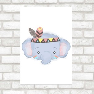 Poster Decorativo Elefante...