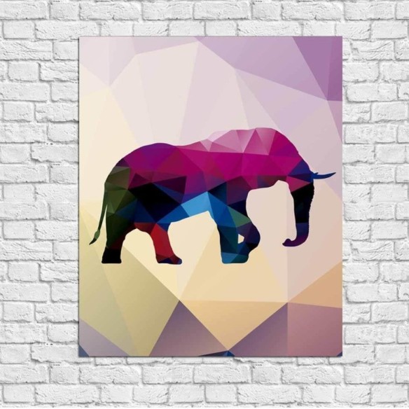 Poster Decorativo Elefante Safári 21081