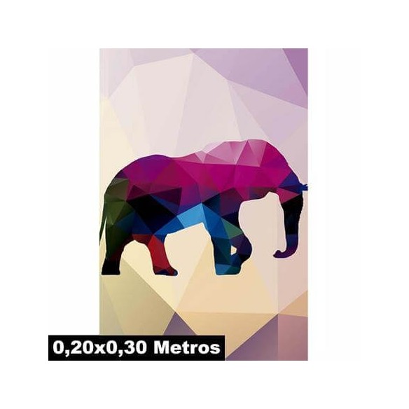 Poster Decorativo Elefante Safári 21081