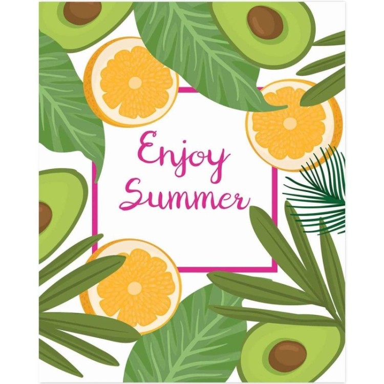 Poster Decorativo Enjoy Summer frutas PA064