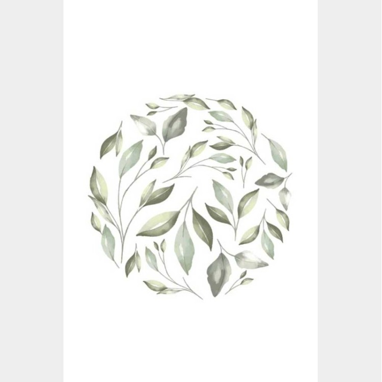 Poster Decorativo Esfera de folhas N08286