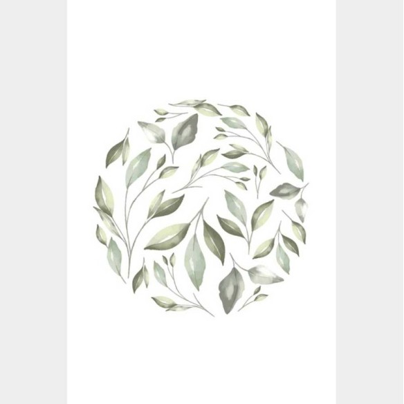 Poster Decorativo Esfera de folhas N08286