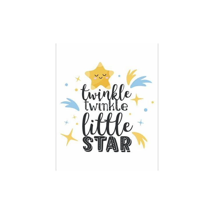 Poster Decorativo Estrela Céu Lua 84442